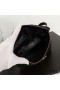 Klasična поясная torba Yves Saint Laurent s monogramom S Teksturom kože Crnog/zlatne boje