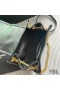 Torba Yves Saint Laurent Mini Nolita Iz crne стеганой ovčje kože s dijamantima