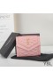 Mali Novčanik Yves Saint Laurent Gaby Trifold Od Ružičasto-zlatne Стеганой Kožuh