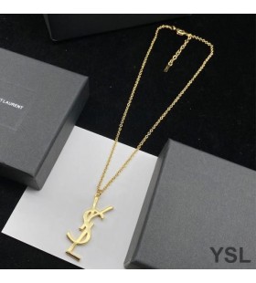 Ogrlica Sa Ovjesom, Yves Saint Laurent Opyum Od Metala Zlata