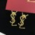 Naušnice Yves Saint Laurent Opyum Od Веревочного Metala I Zlata
