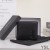 Yves Saint Laurent Tiny Monogram East/West Wallet In Smooth Leather Black