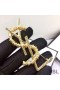 Yves Saint Laurent Opyum Brosch I Rep Metall Guld