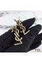 Yves Saint Laurent Opyum Örhängen I Vintage Guld Metall