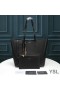 Yves Saint Laurent Shopping Bag I Läder Svart