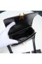 Yves Saint Laurent Small Solferino Satchel In Box Leather Black/Gold