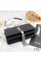 Yves Saint Laurent Kate Cadena de Cartera con Borla De Cuero Negro/Plata