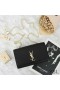 Yves Saint Laurent Medio Kate Bolsa De La Cadena En Cuero Negro/Oro