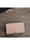 Yves Saint Laurent Medio Kate Bolsa de la Cadena con la Borla En Cocodrilo en Relieve de Cuero Brillante de color Rosa/Oro