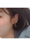 Yves Saint Laurent Opyum Pendientes En Bereber De Metal De Oro