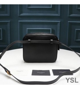 Yves Saint Laurent Vicky De La Correa De La Bolsa En Matelasse De Cuero Negro/Oro