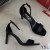 Yves Saint Laurent Amber Sandals In Smooth Leather Black