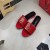 Yves Saint Laurent Monograma Diapositivas En Charol Rojo