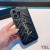 Yves Saint Laurent Monogram iPhone Case In Matelasse Lambskin Black/Silver