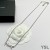 Yves Saint Laurent Opyum Encanto Collar En Metal Plata