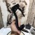 Yves Saint Laurent Opyum Sandalias En charol Negro con Tacón Negro