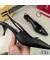 إيف سان لوران شفرة مضخات Slingback في جلد ناعم أسود