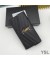 Yves Saint Laurent Large Monogram Flap Wallet In Grained Matelasse Leather Black/Gold