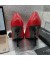 Yves Saint Laurent Opyum Pumps In Smooth Leather with Black Heel Red