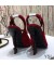 إيف سان لوران Opyum مضخات Slingback في جلد الغزال الأسود مع الكعب الأحمر
