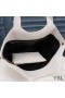 Yves Saint Laurent Icare Maxi Shopping Bag V Prošívané Jehněčí Kůže Bílá/Zlato