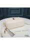Yves Saint Laurent Lou Camera Bag In Matelasse Leather White/Gold