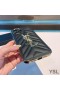Yves Saint Laurent Monogram iPhone Případ V Matelasse Jehněčí kůže Černá/Zlatá
