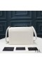 Yves Saint Laurent Gaby Taske I Quiltet Lammeskind Hvid