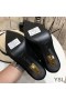 Yves Saint Laurent Opyum Pumps I Ruskind med Guld Hæl Sort