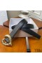 Yves Saint Laurent Hart Riem In Nappaleder Zwart/Goud