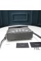Yves Saint Laurent Mini Loulou Speelgoed Tas In Y Matelasse Leer Sky Blue/Silver