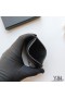 Yves Saint Laurent Kleine Monogram Card Case In Glad Leer Zwart/Zilver