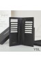 Yves Saint Laurent Kleine Monogram Continentale Portemonnee In Crocodile Reliëf Leer Zwart/Goud