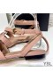 Yves Saint Laurent Tribute Platte Sandaal In Lakleer Roze