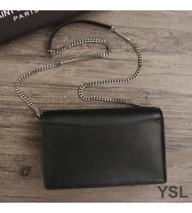Yves Saint Laurent Le Sept Ketju, Laukku Nahka Musta/Hopea