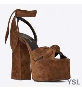 Yves Saint Laurent Paige Alustan Sandaalit Mokka Ruskea