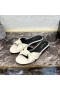 Yves Saint Laurent Bianca Diapositives En Cuir Lisse Blanc