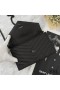 Yves Saint Laurent L'Enveloppe De La Chaîne Porte-Monnaie Dans Texturé Cuir Matelassé Noir