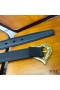 Yves Saint Laurent Heart Belt In Nappa Leather Black/Gold