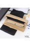 Yves Saint Laurent Grande Enveloppe De Rabat Portefeuille Mixte Grainé Matelassé En Cuir Abricot/Or