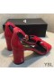 Yves Saint Laurent, Loulou De 70 Sandales En Cuir Verni Rouge