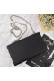 Yves Saint Laurent Moyen Kate Chaîne De Sac En Cuir Grainé Noir/Argent