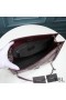 Yves Saint Laurent Moyen Niki Sac Shopping En Plissé Cuir Vintage Rouge/Argent