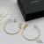 Yves Saint Laurent Opyum Hoop Boucles D'Oreilles En Métal Or