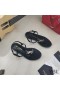 Yves Saint Laurent Cassandra Flache Sandalen Mit T-Riemen In Kalbsleder Schwarz