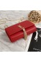 Yves Saint Laurent Medium Kate Chain Bag mit Quaste In Leder Rot/Gold