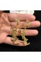 Yves Saint Laurent Opyum Anhänger, Ohrringe In Gold Metall