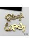 Yves Saint Laurent Opyum Anhänger, Ohrringe In Gold Metall Schlange