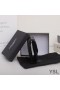 Yves Saint Laurent Kleine Gaby Dreifachem Wallet Gestepptes Lammfell Schwarz/Gold