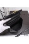 Yves Saint Laurent Kleine Kaia Satchel In Glatt Vintage Leder Schwarz/Gold
